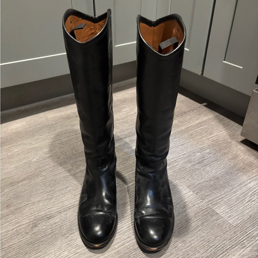 Frye Black Over the Knee Boots